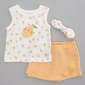 Toddler Girl Rene Rofe(R) Lemon Floral Tank Top & Skort Set - image 1