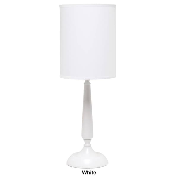 Simple Designs Traditional Candlestick Table Lamp
