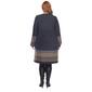 Plus Size White Mark Atarah Embroidered Sweater Dress - image 2