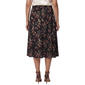Petite NY Collection Pull On Floral Hacci Midi Skirt - image 2