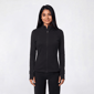 Juniors No Comment Fleece Lined Ribbed Panel Zip Up Jacket - image 1