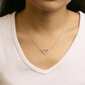 Haus of Brilliance Lab Grown Diamond Shaped Pendant Necklace - image 4
