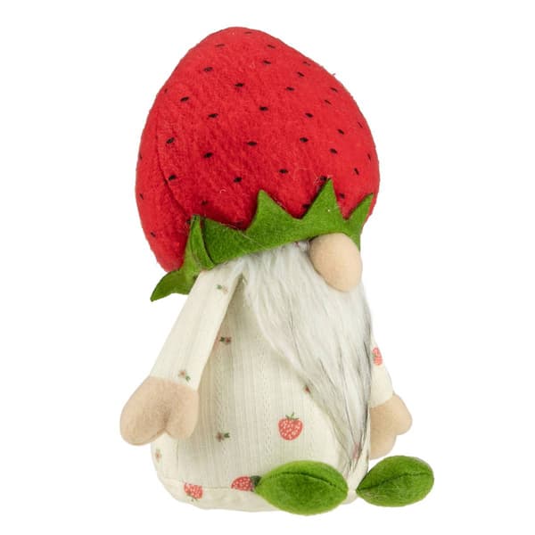 Northlight Seasonal Boy Springtime Strawberry Gnome Figurine