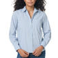 Womens Gloria Vanderbilt Livia Stripe Casual Button Down - image 1