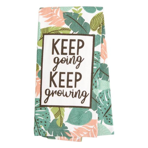 Ritz Keep Going Jungle Leaves Dual Kitchen Towel - image 