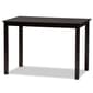 Baxton Studio Luisa 2-Tone Dark/Walnut Brown Wood 5pc. Dining Set - image 3