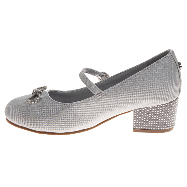 Little Girls Badgley Mischka® Glitter Mary Jane Dress Pumps