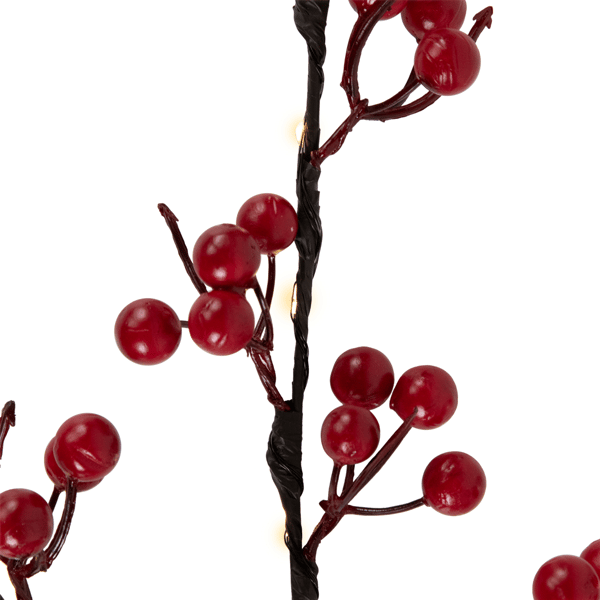 Northlight 29in. Warm White Lighted Berries Christmas Spray