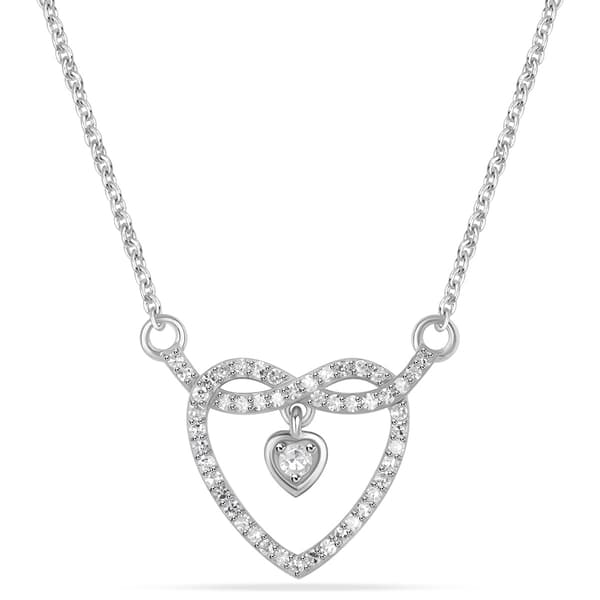 Nova Star(R) 1/5ctw. Lab Grown Diamond Heart Necklace - image 