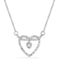 Nova Star(R) 1/5ctw. Lab Grown Diamond Heart Necklace - image 1