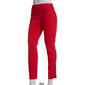 Juniors Zoe + Phoebe Solid Millennium Ankle Pants w/ Faux Pocket - image 3