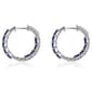Gemstone Classics™ Lab-Grown Sapphire Inside Out Hoop Earrings - image 2