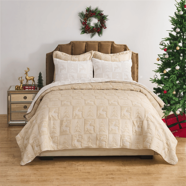 Greenland Home Fashions™ Novelty Holiday Matelassé Coverlet Set