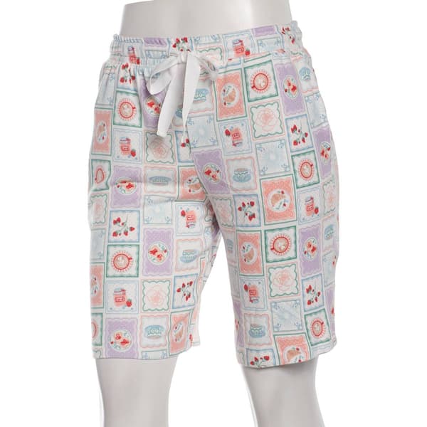 Womens Jaclyn® Afternoon Tea Pajama Bermuda Shorts