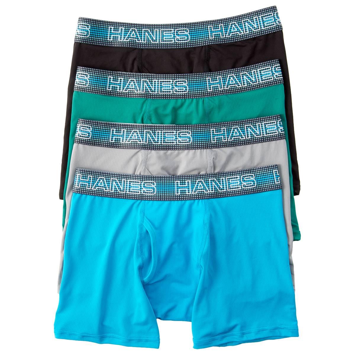 Mens Hanes Ultimate® Sport X-Temp™ 4pk. Boxer Briefs