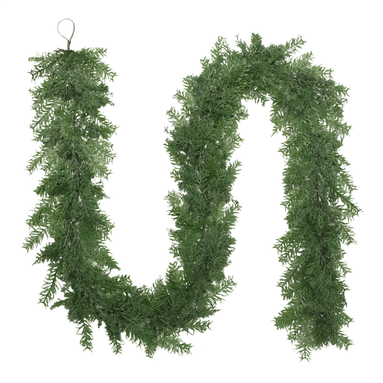 Puleo International 9ft. Christmas Garland with Soft Branch Tips