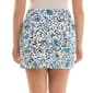 Womens Zac & Rachel Pull On Blue Floral Millennium Stencil Skort - image 2
