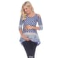 Plus Size White Mark Cold Shoulder Tunic - image 5
