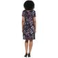Plus Size Connected Apparel Short Sleeve Floral Shift Dress - image 2