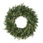 Puleo International 24in. Pre-Lit Balsam Fir Wreath - image 1