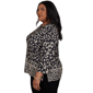 Plus Size Alfred Dunner Travel Advisory 3/4 Sleeve Leopard Blouse - image 4