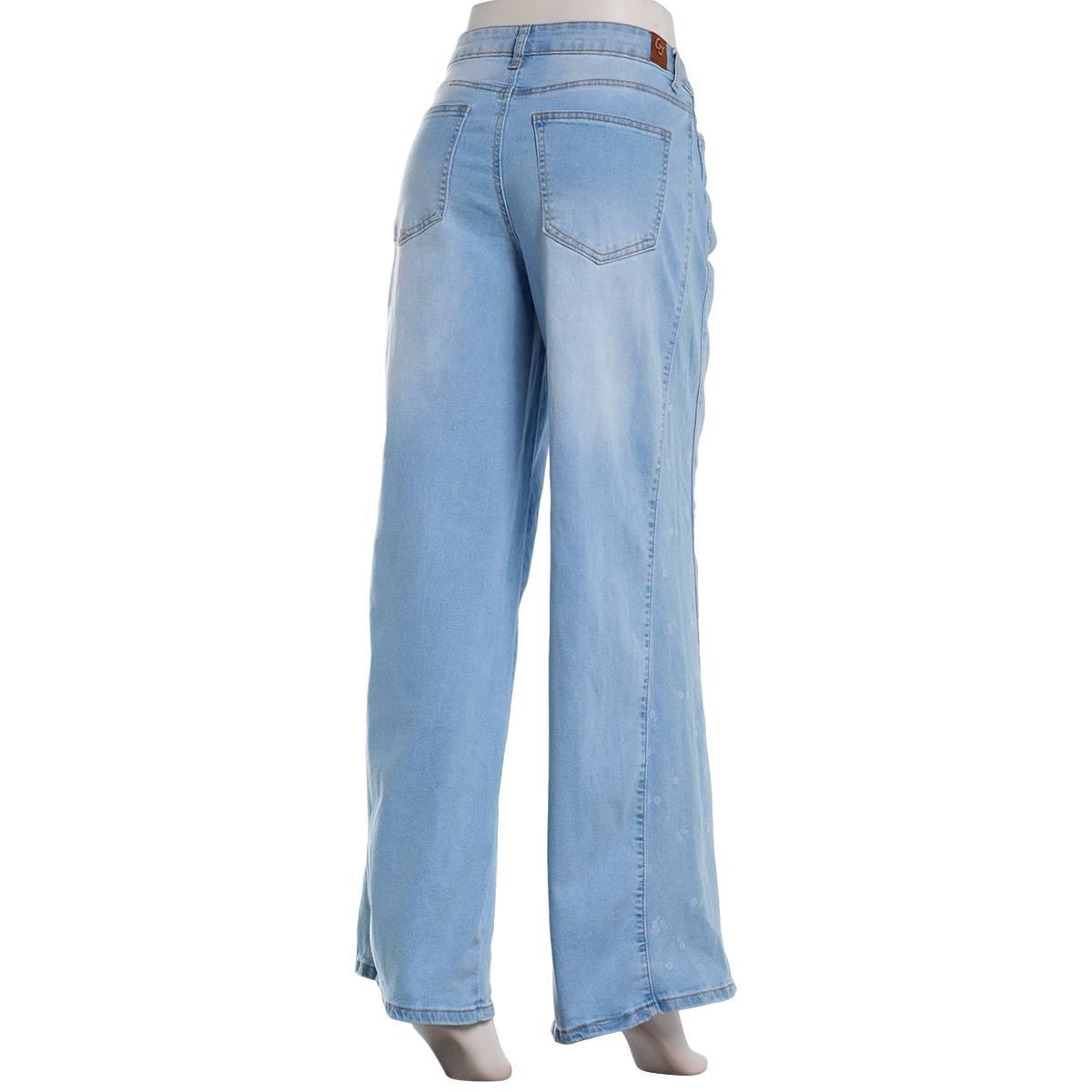 Juniors Gogo Jeans High Rise Wide Leg Jeans