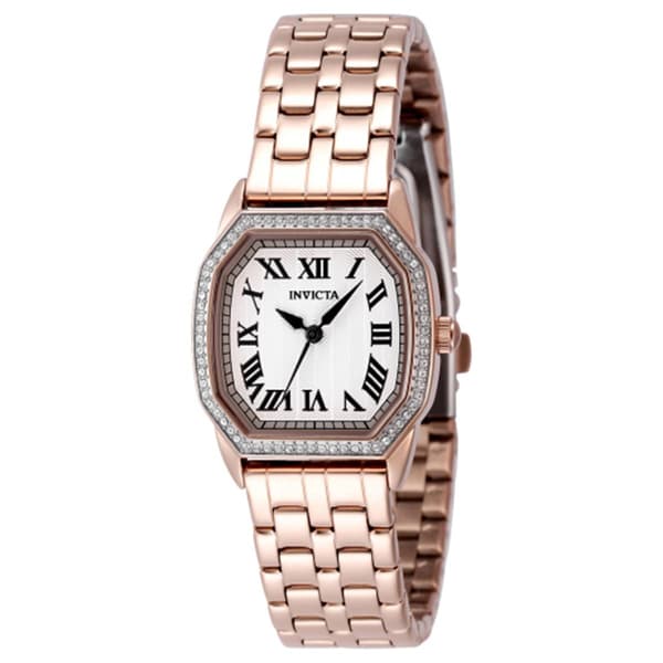 Womens Invicta Wildflower Rose Gold Silver Dial Watch - 49039 - image 