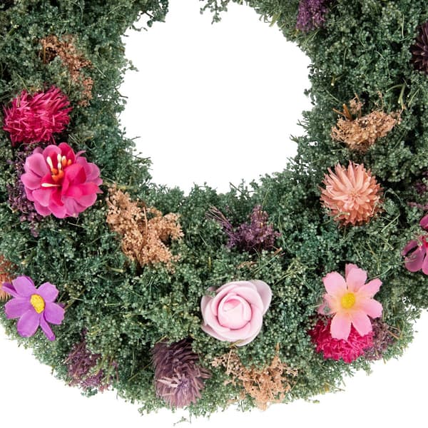 Northlight Seasonal Thistle Mixed Floral Spring Wreath