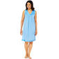 Plus Size Exquisite Form Floral Applique Trim Nightgown - image 1