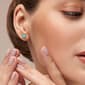 Gemstone Classics™ Silver Freshwater Pearl Earrings Set of 10 - image 3