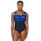 Womens Reebok Lagoon Zipper One Piece Swimsuit - image 1