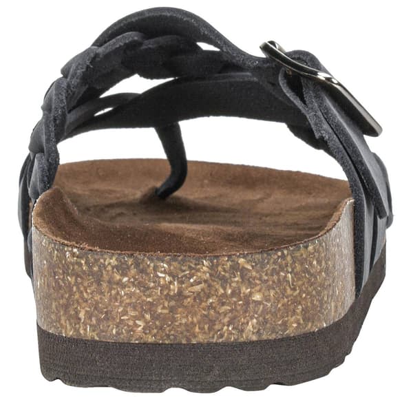 Womens White Mountain Harrington Footbed Slide Sandals