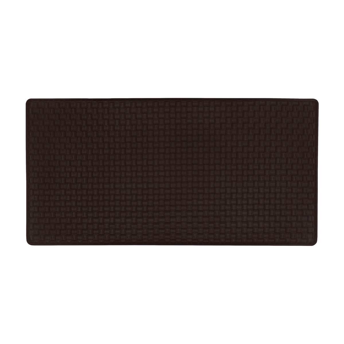 Achim Woven-Embossed Faux-Leather Anti-Fatigue Mat