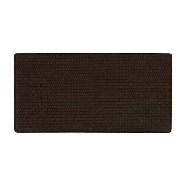 Achim Woven-Embossed Faux-Leather Anti-Fatigue Mat