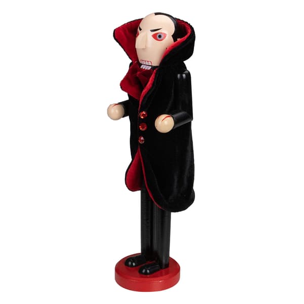 Northlight Seasonal 14in. Wooden Vampire Halloween Nutcracker
