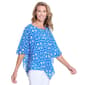 Womens Multiples Floral Overlay Poncho with Tank Top - image 4