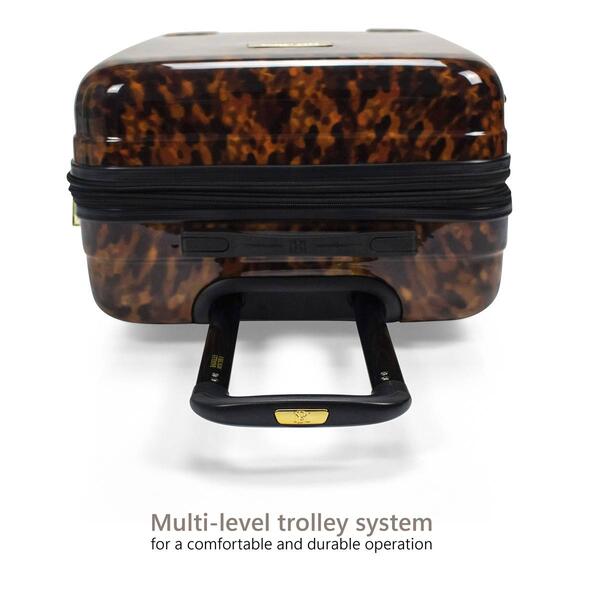 Badgley Mischka Tortoise 3 Piece Expandable Luggage Set