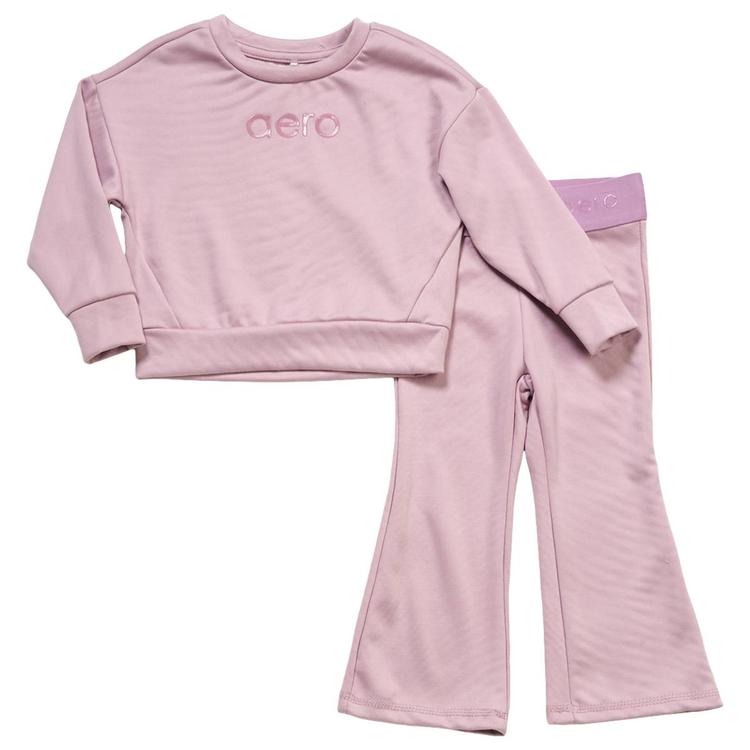 Toddler Girl Aeropostale Sweatshirt & Sweatpants Set - Lilac