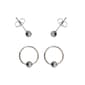 2pk. 18-Gauge Surgical Steel Bead Ring & Ball Studs Set - image 1