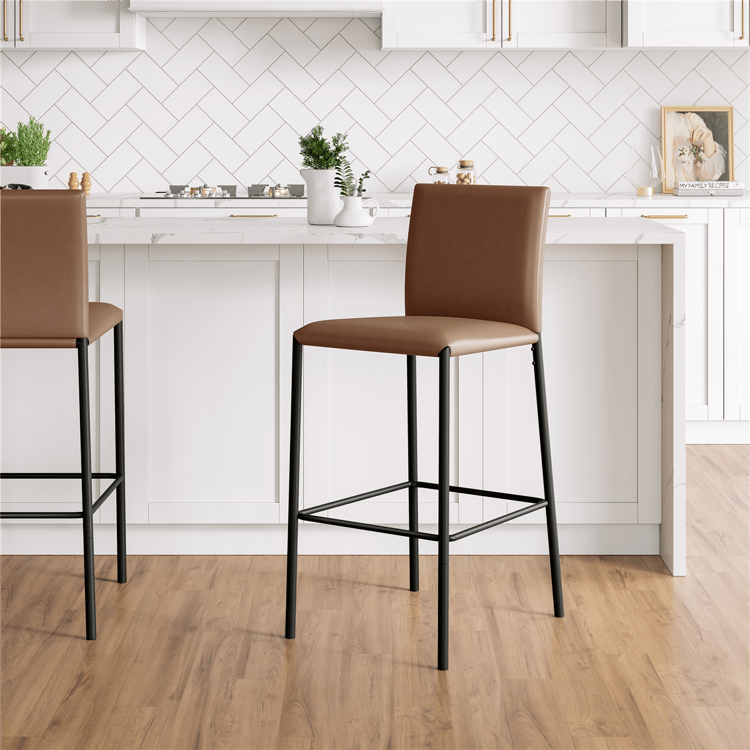 HH2 Home Bronte Upholstered Adjustable Height Stool