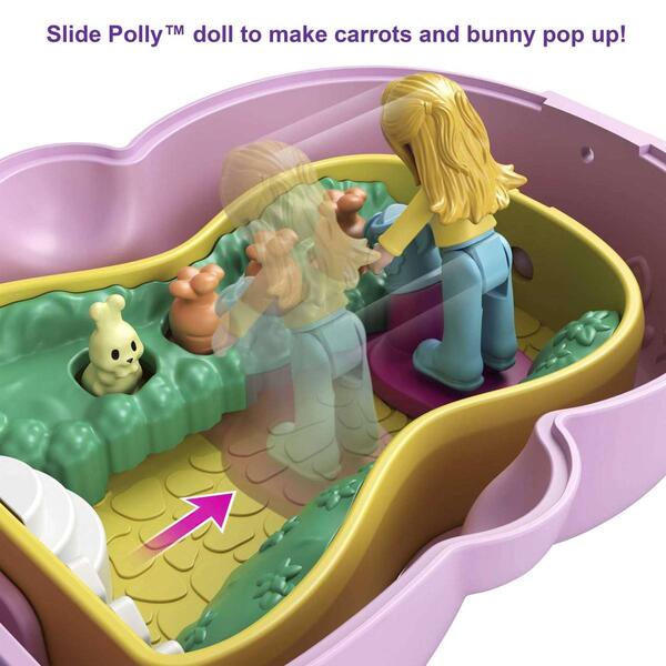 Mattel&#174; Polly Pocket Flip & Find Bunny Compact