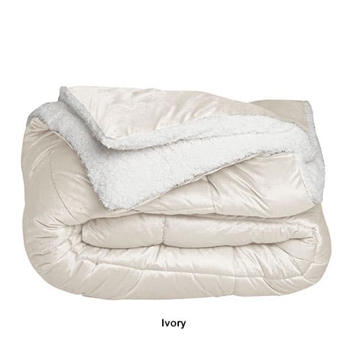 Swift Home Luxurious Sherpa Faux Fur Comforter Set