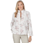 Womens Alfred Dunner Sunset Ridge Floral Sherpa Jacket - image 1