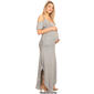 Plus Size White Mark Reta Maternity Maxi Dress - image 12