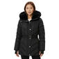 Womens Michael Kors Belted Puffer Coat with Faux Fur Collar - image 1