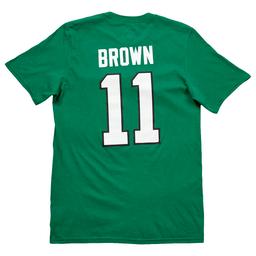 Mens Fanatics Eagles Brown (11) Classic Throwback Solid Tee