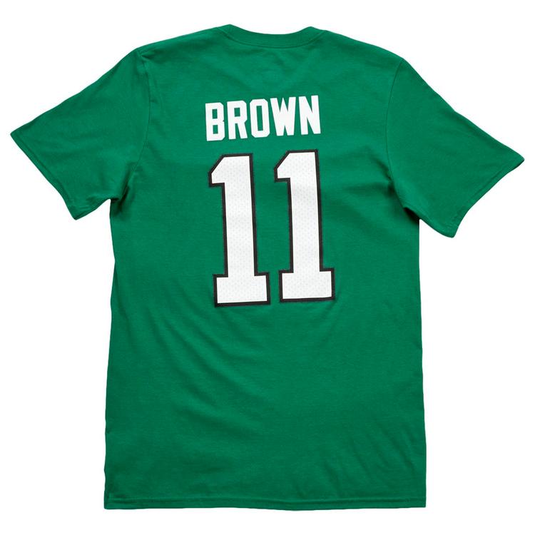 Mens Fanatics Eagles Brown (11) Classic Throwback Solid Tee