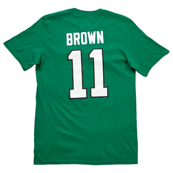 Mens Fanatics Eagles Brown &#40;11&#41; Classic Throwback Solid Tee
