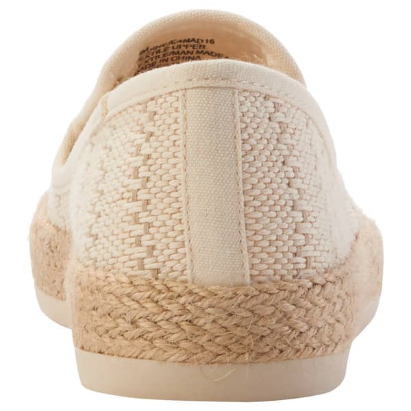 Womens Esprit Nadine Espadrille Fashion Sneakers - Cream Crochet