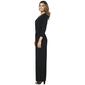 Petite MSK 3/4 Sleeve Surplice Neck Solid Jumpsuit - image 4